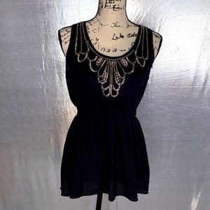 Forever 21 Black Sleeveless Top